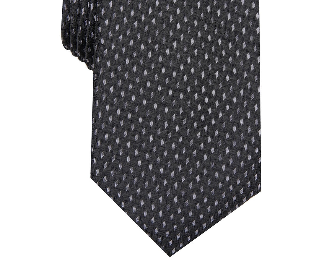 Alfani Men's Slim Neat Tie Black Diamond Size Regular