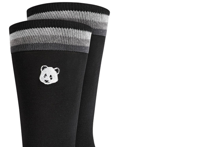 Bar III Men's Panda Socks Black Size Regular