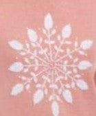 Karen Scott Women's Snowflake Applique Sweater Pink Size Large
