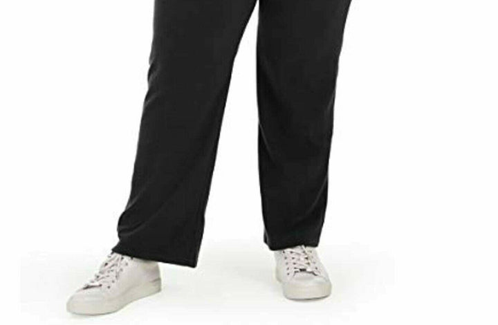 Karen Scott Plus Size Warm-Up Pants Black Size 3X