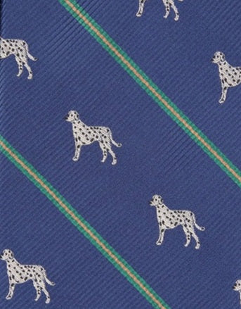 Club Room Men's Dalmatian Stripe Tie Blue Size Regular