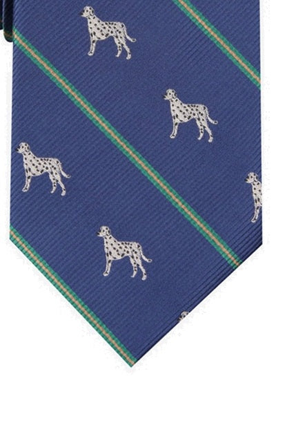 Club Room Men's Dalmatian Stripe Tie Blue Size Regular