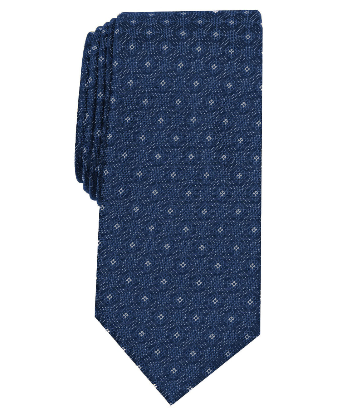 Alfani Men's Slim Geo Tie  Blue Size Regular