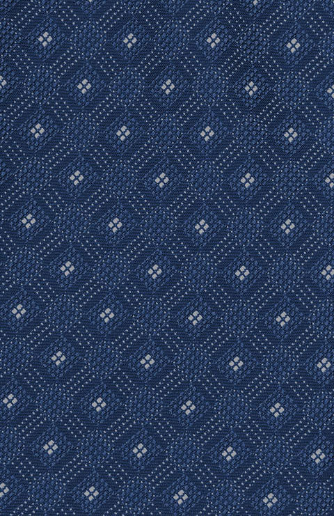 Alfani Men's Slim Geo Tie  Blue Size Regular