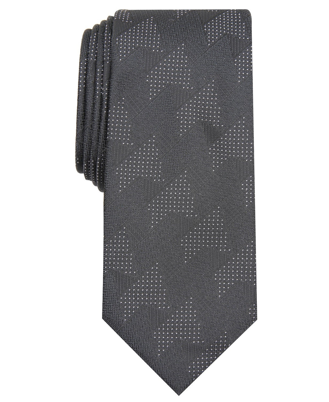 Alfani Men's Slim Abstract Tie Black Size Regular