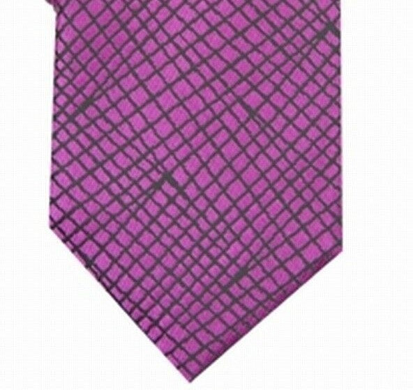 Alfani Men's Slim Abstract Tie Purple Size Regular