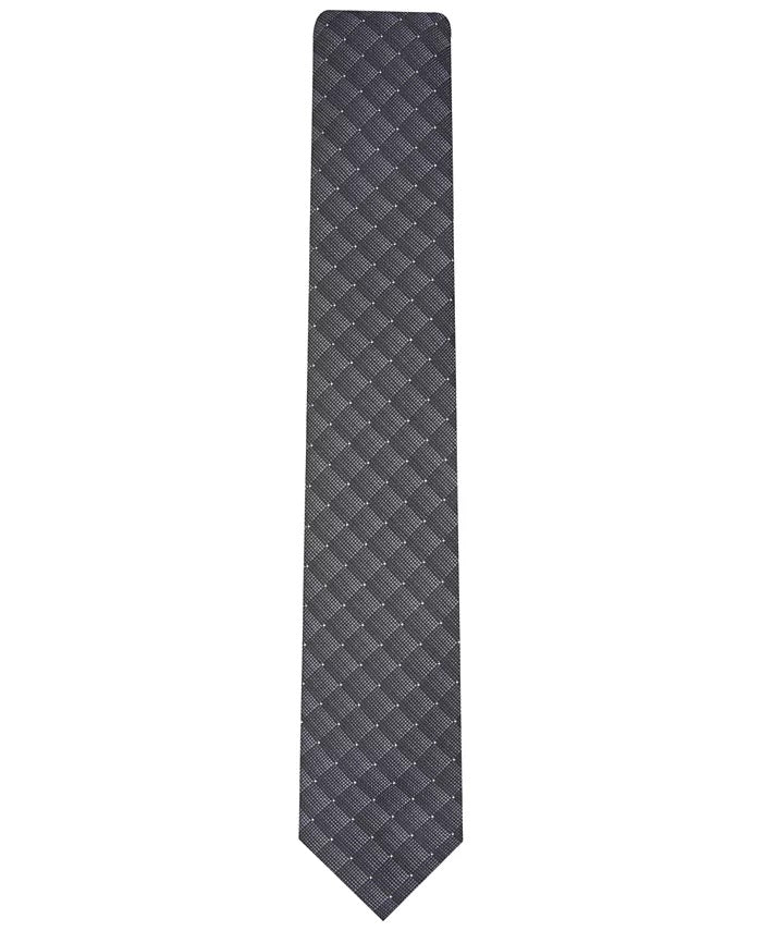 Alfani Men's Slim Geometric Tie Black Size Regular