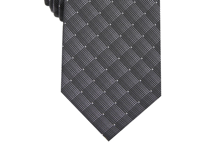 Alfani Men's Slim Geometric Tie Black Size Regular