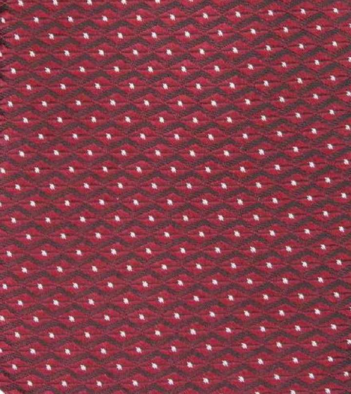 Alfani Men's Slim Geometric Tie Red Size Regular