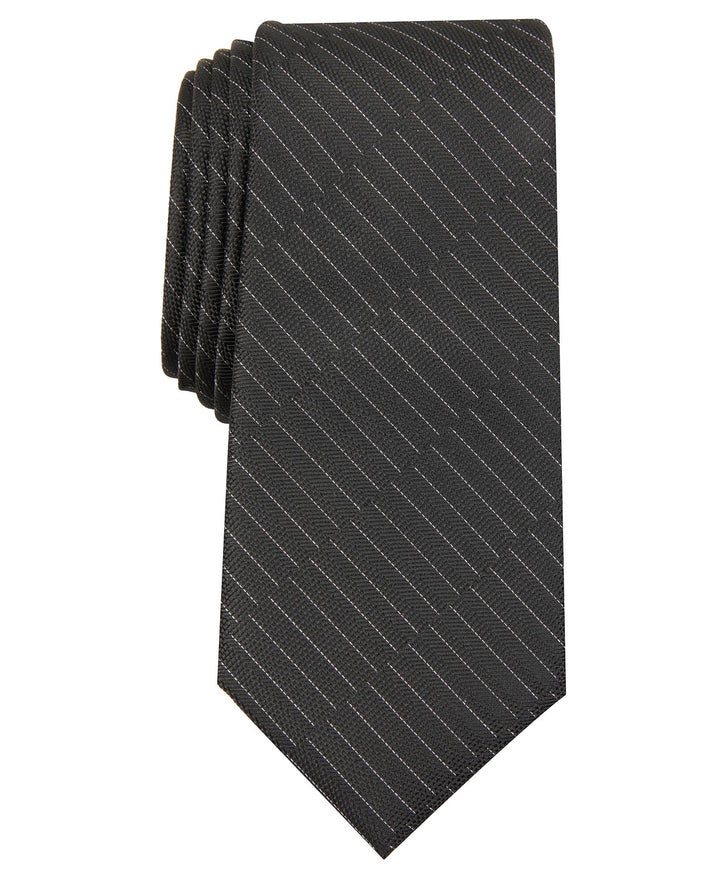 Alfani Men's Maximus Solid Tie Black Size Regular