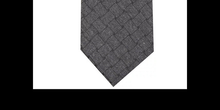 Alfani Men's Solid Mode Tie Charcoal Size Regular