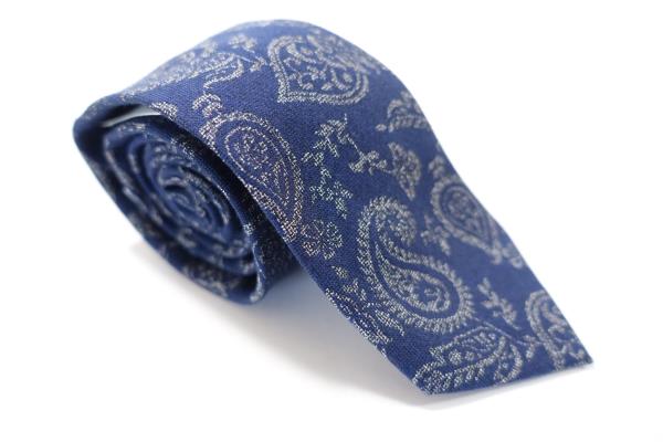 Bar III Men's Glenn Pine Paisley Skinny Tie Navy Size Regular