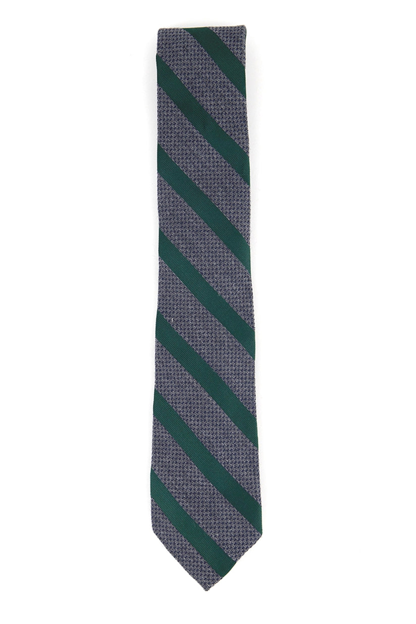 Tasso Elba Men's Teramo Stripe Tie Green Size Regular