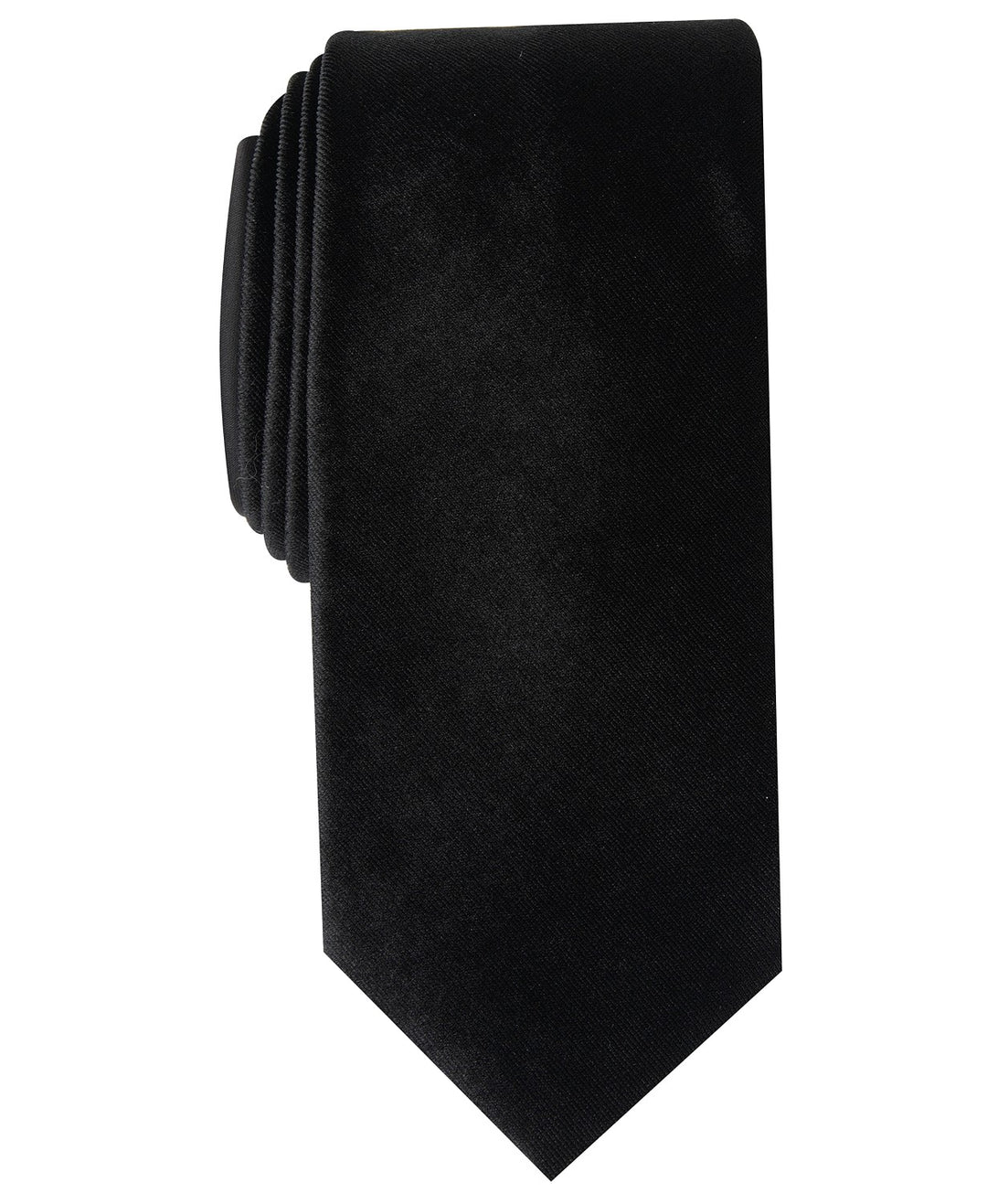 Alfani Men's Slim Velvet Tie Black Size Regular