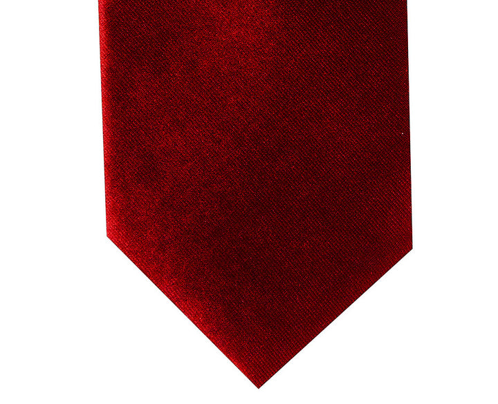 Alfani Men's Slim Velvet Tie Red Size Regular