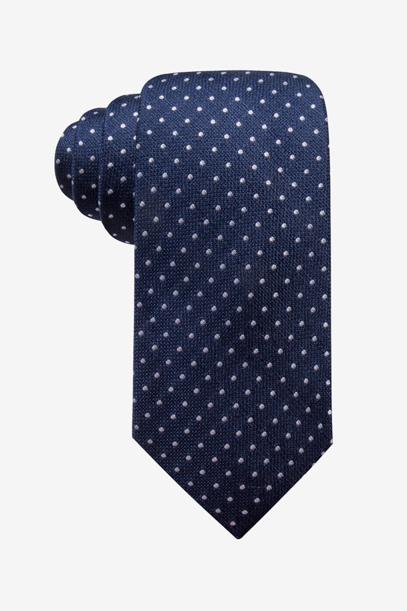 Club Room Men's Classic Dot Tie Blue One Size