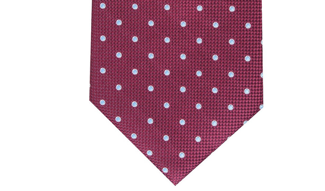 Club Room Men's Classic Dot Tie Red Size Regular