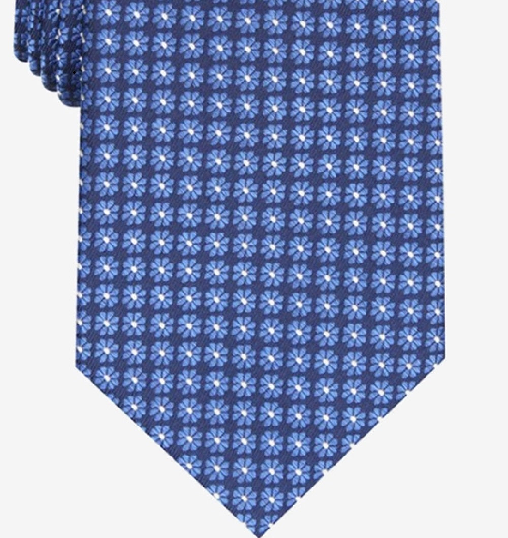 Club Room Men's Tulip Neat Tie Blue One Size