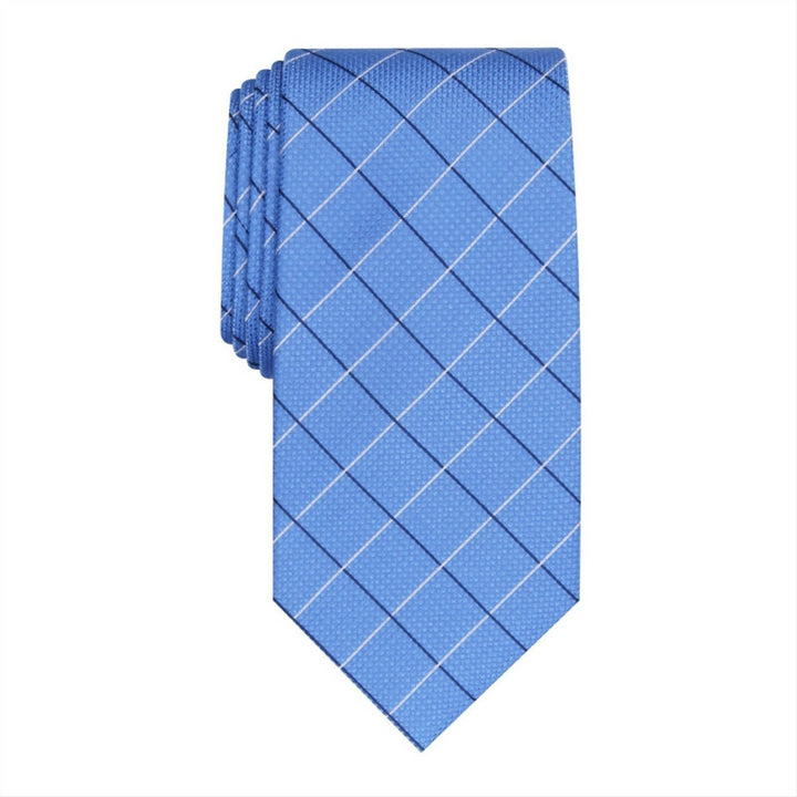 Club Room - Corbata clásica para hombre, color azul marino, talla regular