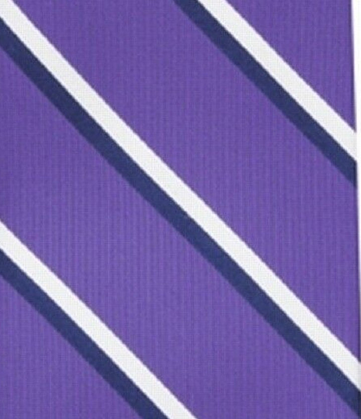 Club Room Men's Classic Stripe Tie Purple Size Regular