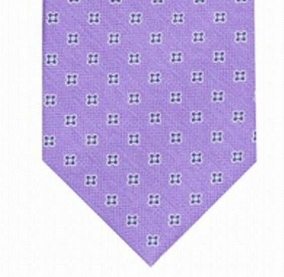 Club Room Men's Classic Floral Neat Tie Purple Size Regular