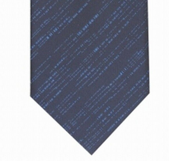 Alfani Men's Slim Textured Tie Navy Size Regular