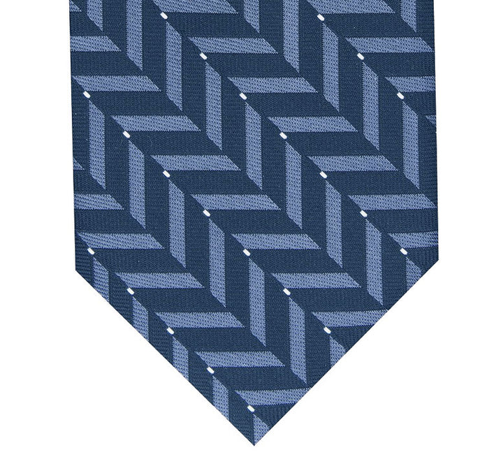 Alfani Men's Slim Geometric Tie Blue Size Regular