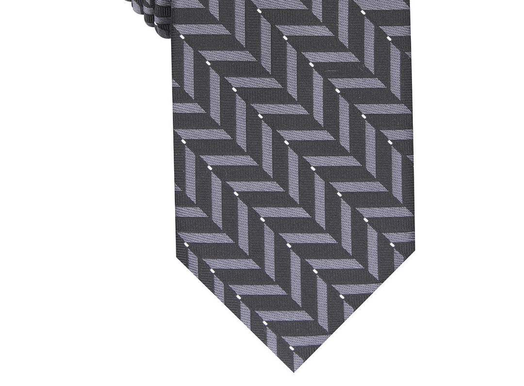 Alfani Men's Slim Geometric Tie Navy Size Regular