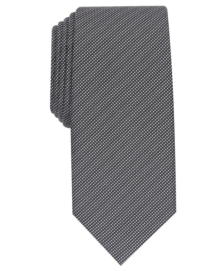 Alfani Men's Slim Mini-Dot Tie Black Size Regular