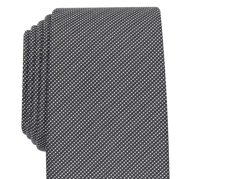 Alfani Men's Slim Mini-Dot Tie Black Size Regular