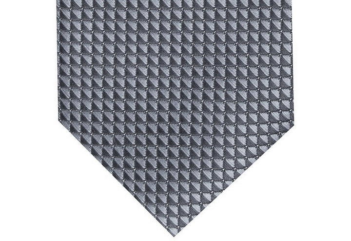 Alfani Men's Slim Neat Tie Gray Size Regular