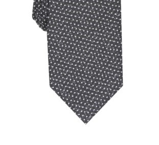 Alfani Men's Slim Abstract Dot Tie Black Size Regular
