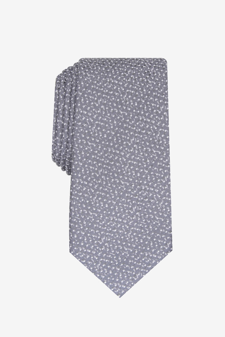 Alfani Men's Slim Abstract Dot Tie Gray Size Regular