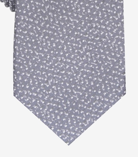 Alfani Men's Slim Abstract Dot Tie Gray Size Regular