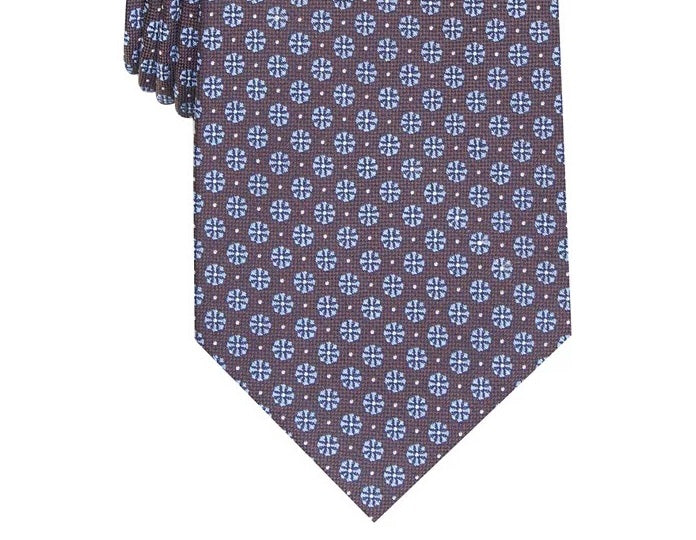 Tasso Elba Men's Classic Neat Silk Tie Blue Size Regular