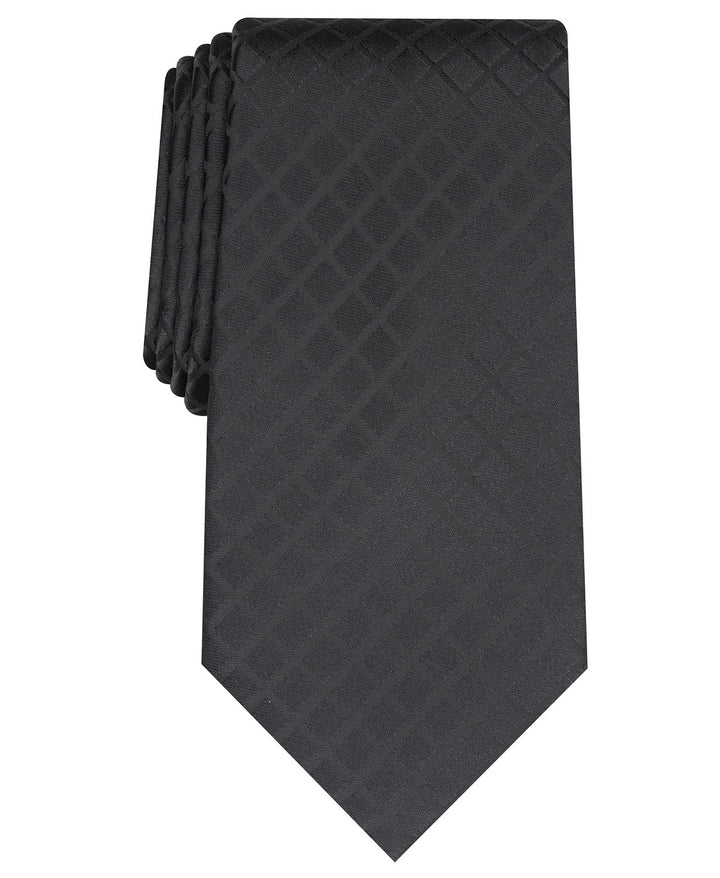 Perry Ellis Men's Alvan Solid Tie Black Size Regular