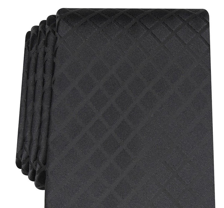 Perry Ellis Men's Alvan Solid Tie Black Size Regular