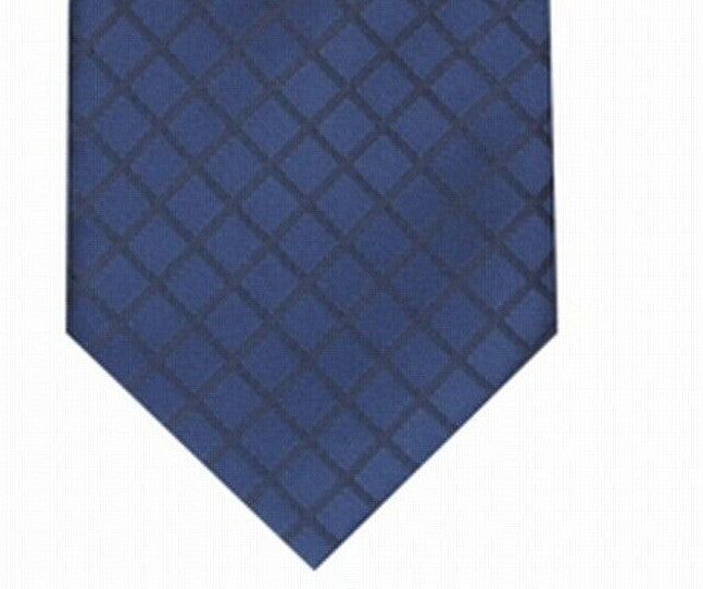 Perry Ellis Men's Alvan Solid Tie Navy Size Regular