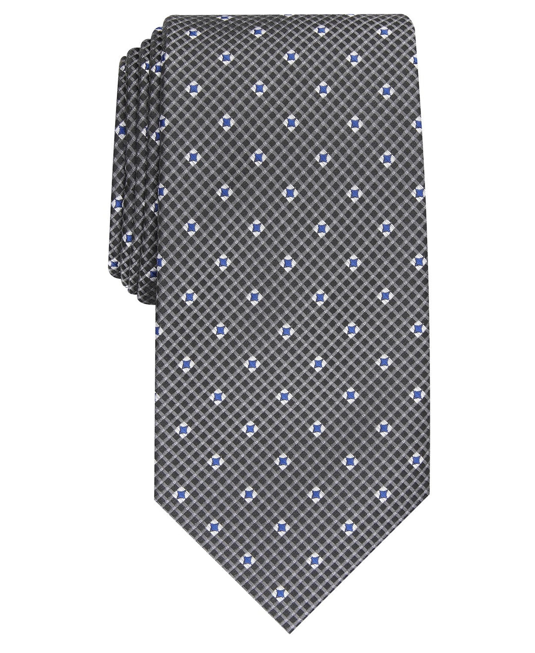 Perry Ellis Men's Howland Neat Tie Gray Size Regular