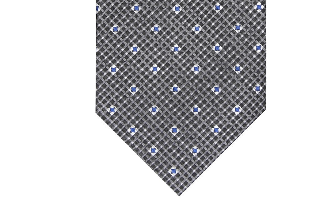 Perry Ellis Men's Howland Neat Tie Gray Size Regular