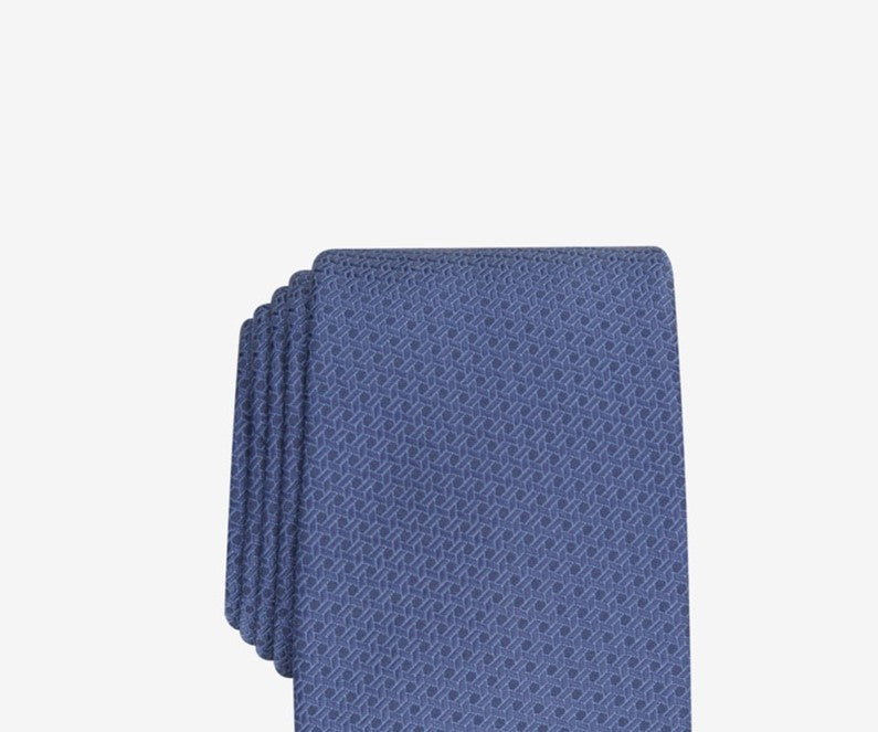 Perry Ellis Men's Starlite Neat Tie Navy Size Regular