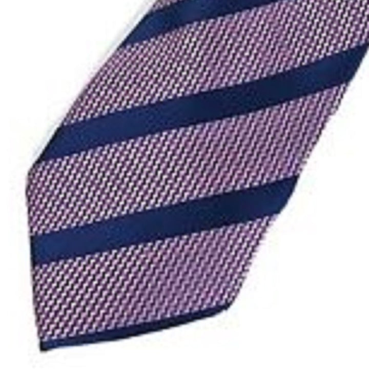 Perry Ellis Men's Brookford Stripe Tie Pink Size Regular