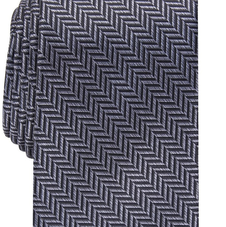 Perry Ellis Men's Savin Herringbone Tie Navy Size Regular