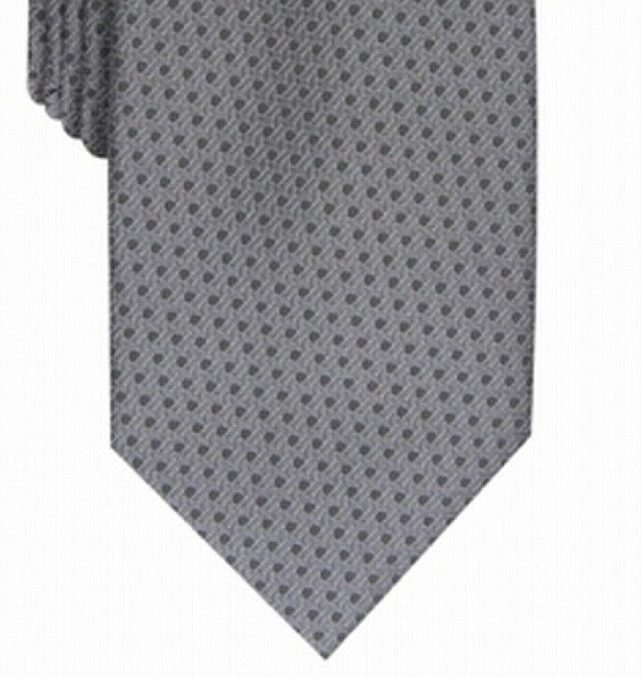 Perry Ellis Men's Starlite Neat Tie Gray One Size