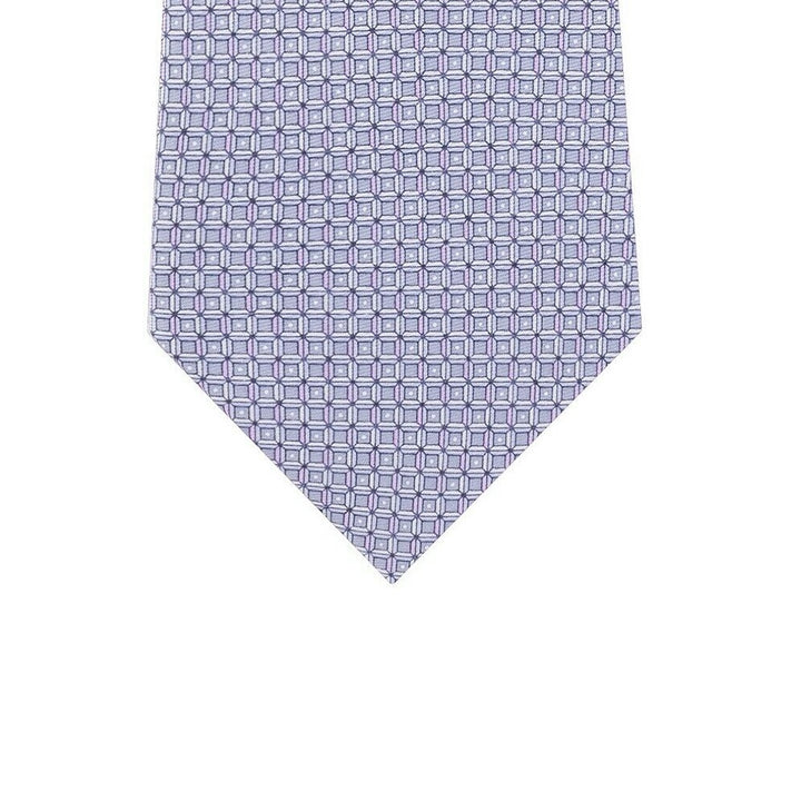 Michaler Kors Men's Classic Geo Cube Silk Twill Tie Gray One Size