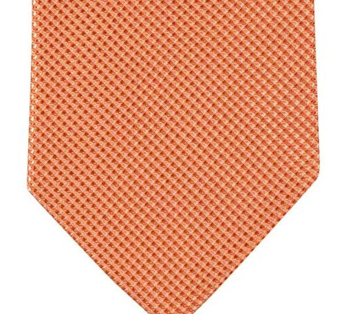 Michael Kors Men's Sorento Solid Tie Orange Size Regular
