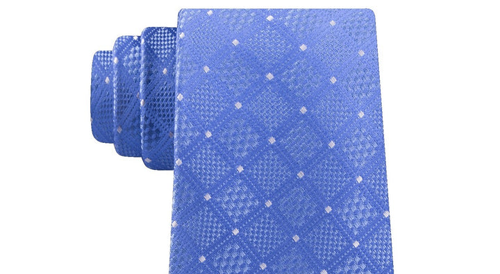 Michael Kors Men's Silk Professional Business Neck Tie Blue Size Regular