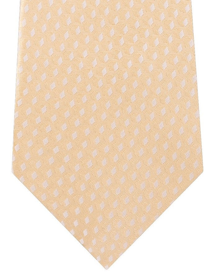 Michael Kors Men's Geometric 100% Silk Neck Tie Yellow Size Regular