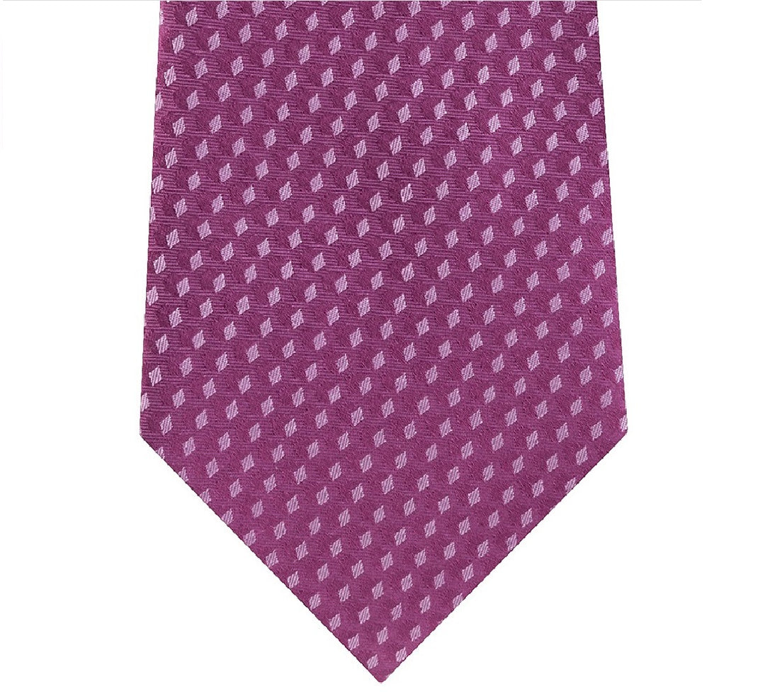 Michael Kors Men's Shadowed Geo Diamond Tie Purple One Size