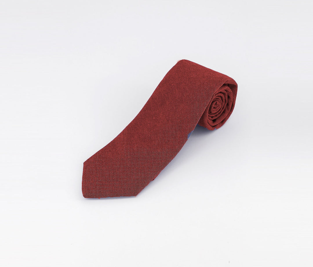 Tommy Hilfiger Men's Manhattan Solid Tie Red One Size